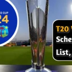 ICC T20 Mens World Cup 2024 Group List, Schedule