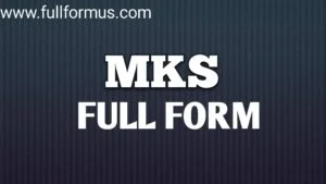 MKS Full Form in Hindi